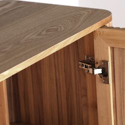 Dressoir van paulowniahout in naturel, 160 x 40 x 90 cm | Skagen