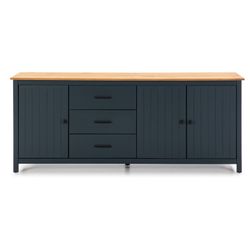 Skänk i blå furu, 190 x 40 x 80 cm | Miranda