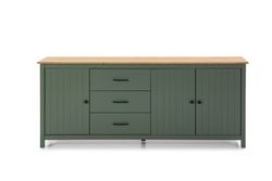 Aparador em madeira de pinho verde, 190 x 40 x 80 cm | Miranda