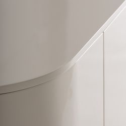 Aparador de madera en blanco roto, 220 x 50 x 80 cm | Haton