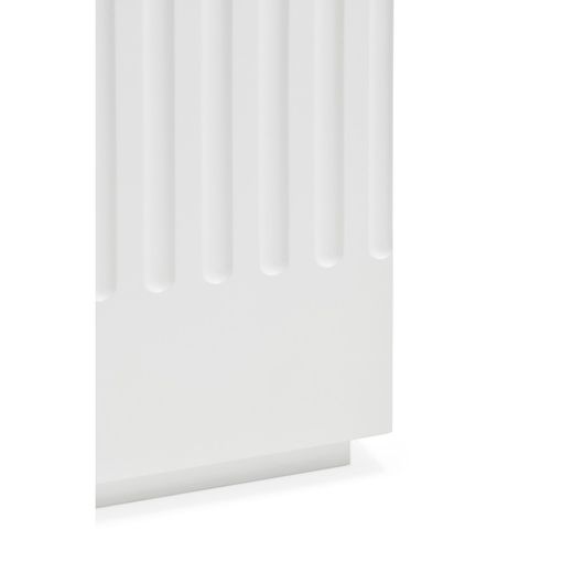 White and cream wooden sideboard, 200 x 46 x 70 cm | Doric