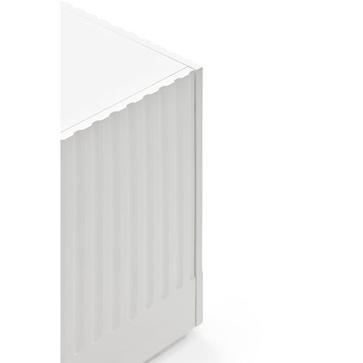 White and cream wooden sideboard, 200 x 46 x 70 cm | Doric