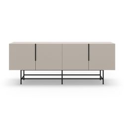 Cream-coloured wooden sideboard, 200 x 40 x 77.9 cm | Eldia
