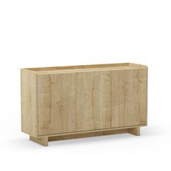 Wooden sideboard in oak color, 140 x 40 x 80 cm | Daira