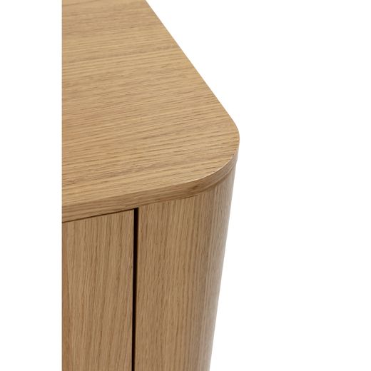 Buffet en bois couleur chêne, 180 x 40 x 75 cm | Padoc