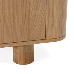 Buffet en bois couleur chêne, 180 x 40 x 75 cm | Padoc