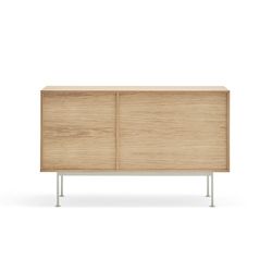 Oak and cream wooden sideboard, 128 x 45 x 80 cm | Yoko