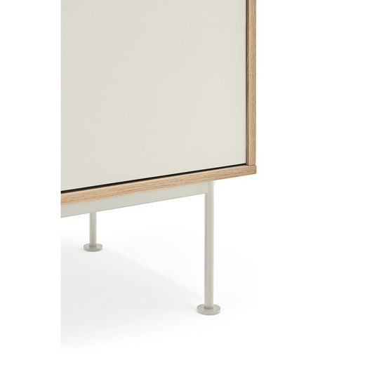 Oak and cream wooden sideboard, 145 x 45 x 80 cm | Yoko