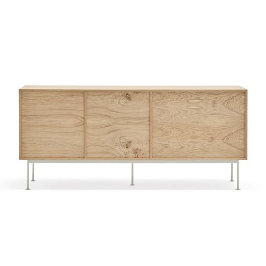 Oak and cream wooden sideboard, 145 x 45 x 80 cm | Yoko