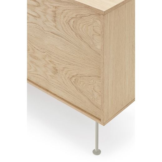 Oak and cream wooden sideboard, 145 x 45 x 80 cm | Yoko