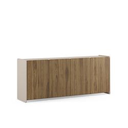 Buffet en chêne et crème, 180 x 40 x 80 cm | Boucleon