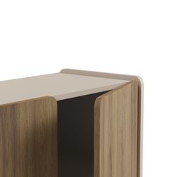 Buffet en chêne et crème, 180 x 40 x 80 cm | Boucleon