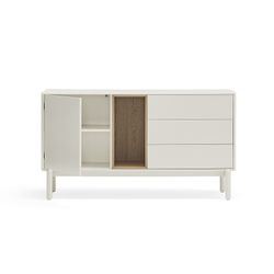 Cream wood sideboard, 136.8 x 40 x 76 cm | Corvo
