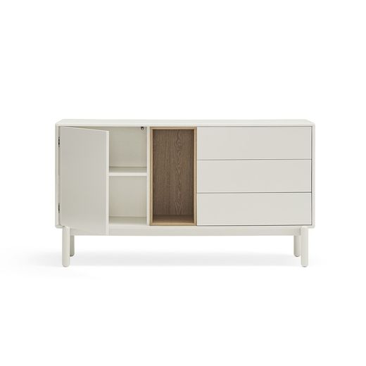 Cream wood sideboard, 136.8 x 40 x 76 cm | Corvo