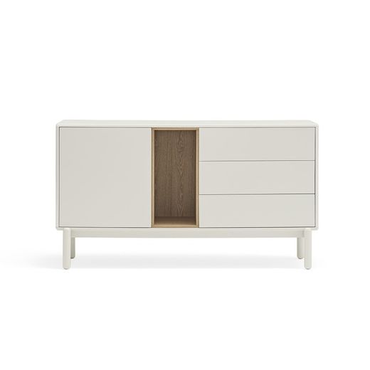 Cream wood sideboard, 136.8 x 40 x 76 cm | Corvo