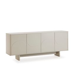 Cream wooden sideboard, 180 x 40 x 75 cm | Solei