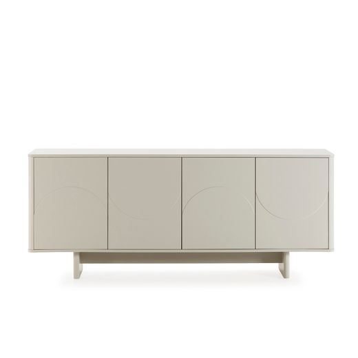 Cream wooden sideboard, 180 x 40 x 75 cm | Solei