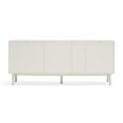 Cremefarbenes Sideboard aus Holz, 180 x 40 x 76 cm | Corvo