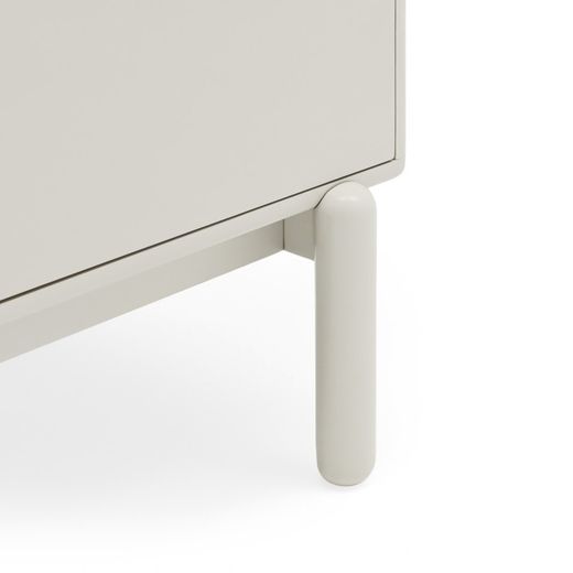 Cremefarbenes Sideboard aus Holz, 180 x 40 x 76 cm | Corvo