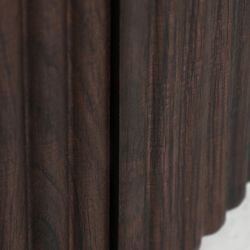 Aparador de madera en marrón oscuro, 180 x 40 x 85 cm | Verona