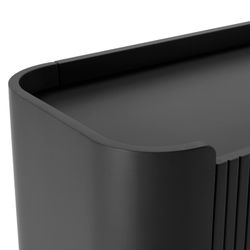 Buffet en bois noir, 200 x 40 x 80 cm | Willa