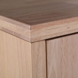 Træskænk i nordisk eg og sort, 153 x 40 x 88 cm | Berg