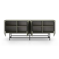 Living room set consisting of a green sideboard and TV stand | Eldia