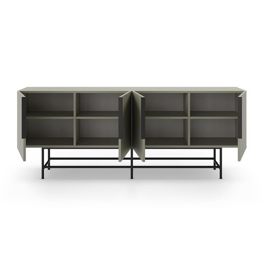 Living room set consisting of a green sideboard and TV stand | Eldia