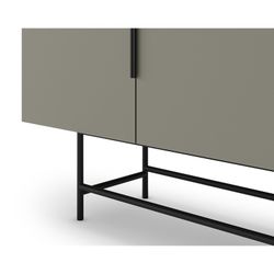 Living room set consisting of a green sideboard and TV stand | Eldia