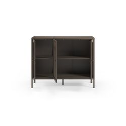 Metal sideboard in mocha, 121 x 40 x 90 cm | Fayna