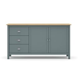 Skænk i grøn fyrretræ, 150 x 40 x 80 cm | tåget