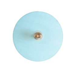 Aplique de metal y algodón en verde pastel, 45 x 9 x 45 cm | Vetra