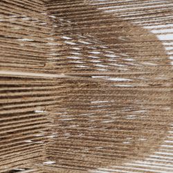 Aplique de yute en marrón, 20 x 26 x 33 cm | Korda