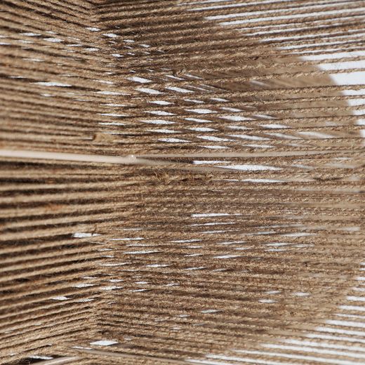 Aplique de yute en marrón, 20 x 26 x 33 cm | Korda