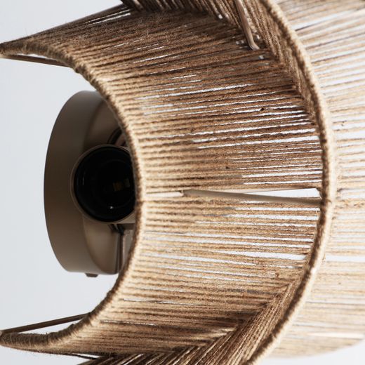 Aplique de yute en marrón, 20 x 26 x 33 cm | Korda