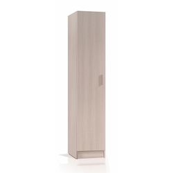 1-door wardrobe in oak color, 37 x 37 x 180 cm