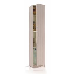1-door wardrobe in oak color, 37 x 37 x 180 cm