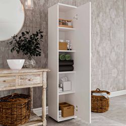 Armadio in legno grezzo, 30 x 30 x 160 cm | Atene