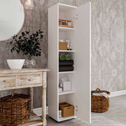 Armadio in legno grezzo, 30 x 30 x 160 cm | Atene
