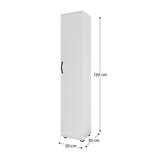 Armadio in legno grezzo, 30 x 30 x 160 cm | Atene