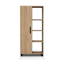 Armario de madera en natural, 60 x 32 x 128 cm | Larisa