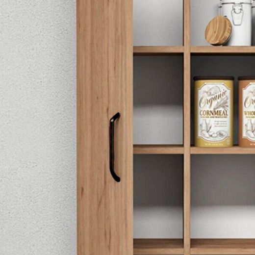 Armario de madera en natural, 60 x 32 x 128 cm | Larisa