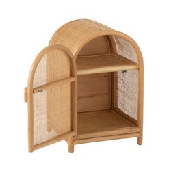 Ellen Natural Rattan Small Wardrobe, 40x40x60 cm