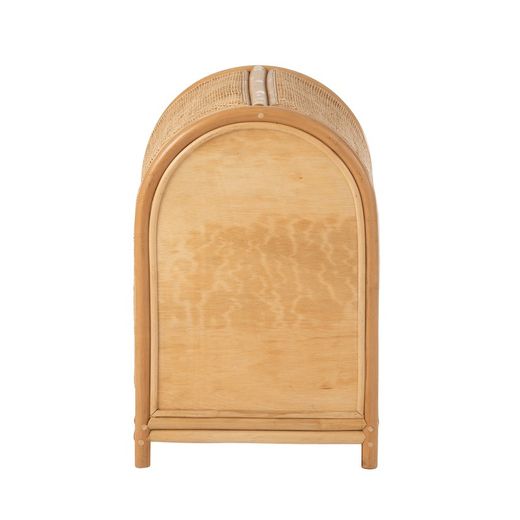 Ellen Natural Rattan Small Wardrobe, 40x40x60 cm