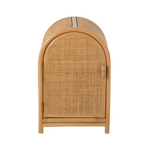 Ellen Natural Rattan Small Wardrobe, 40x40x60 cm