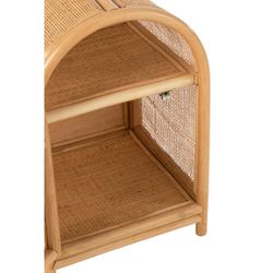 Ellen Natural Rattan Small Wardrobe, 40x40x60 cm