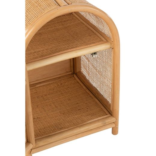 Ellen Natural Rattan Small Wardrobe, 40x40x60 cm