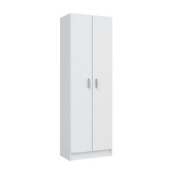 White wooden cabinet, 59x37x180 cm | USE