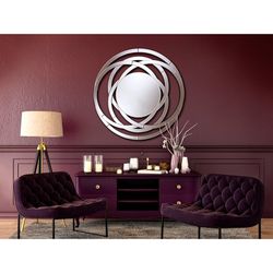 AROS-Espejo de pared 120x3x120 cm