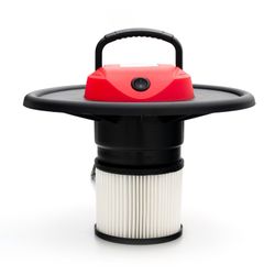 Red steel ash vacuum cleaner, 30 x 30 x 33.5 cm | Trajan